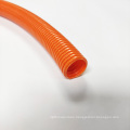 Orange flame resistant PE/PP/PA corrugated pipe